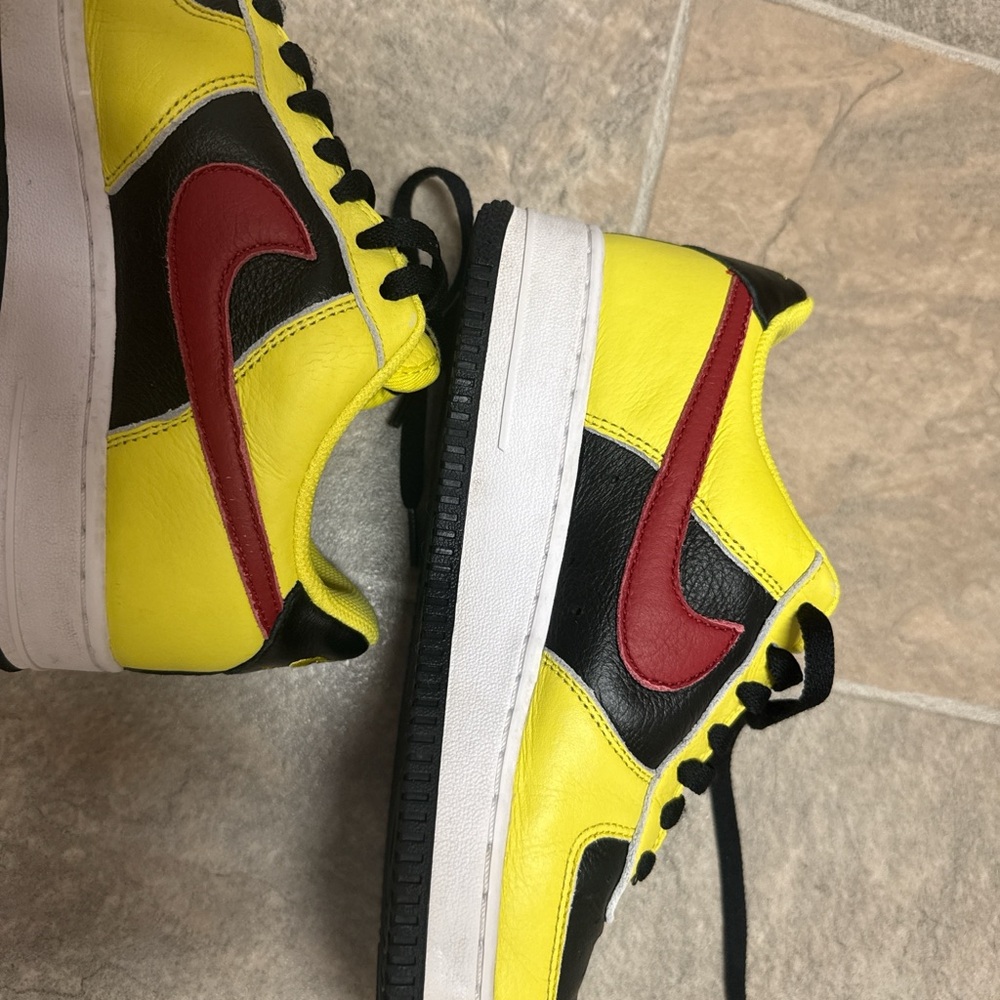 Nike Kids Sneakers in Yellow, Black, and Red